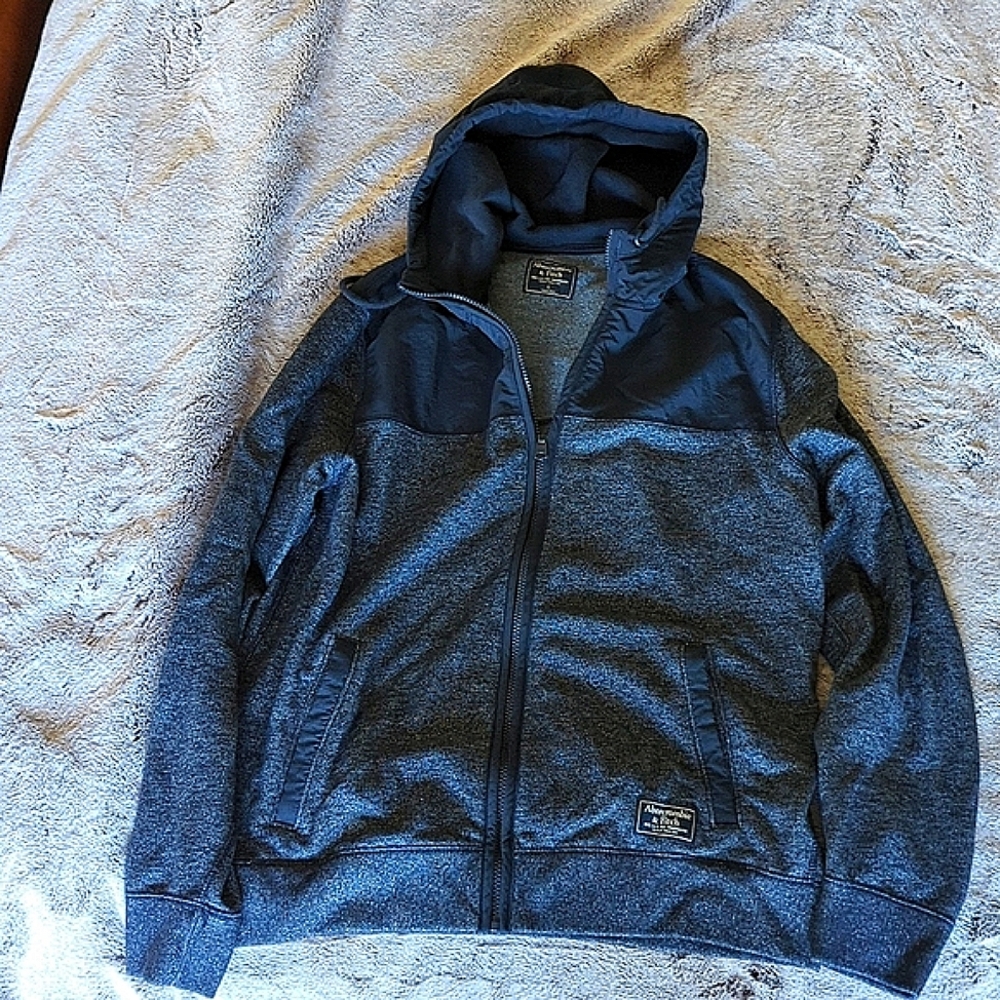 Abercrombie and Fitch Two Tone Zip Up Hoodie